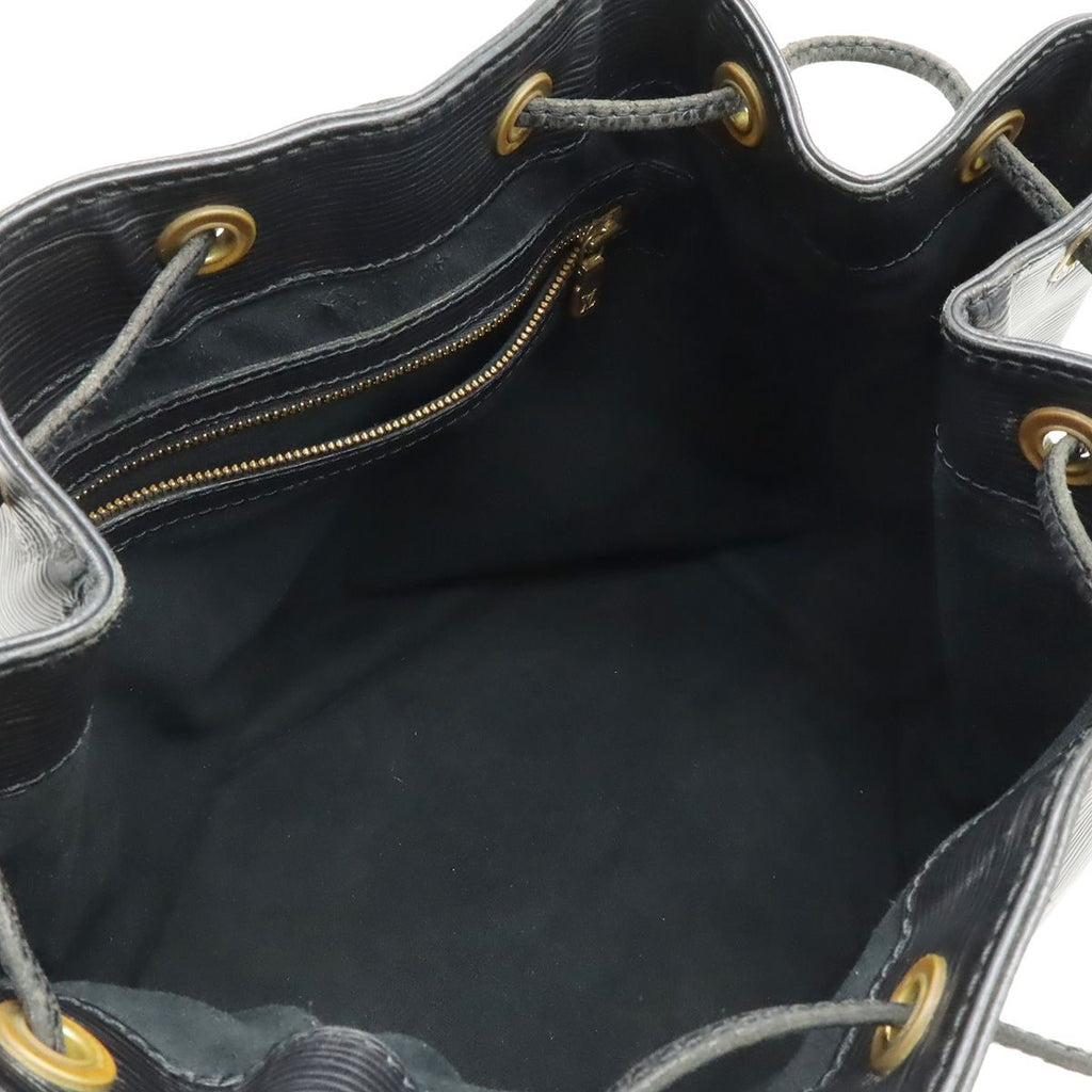Louis Vuitton Epi Petit Noir Shoulder Bag Drawstring Black — view 5