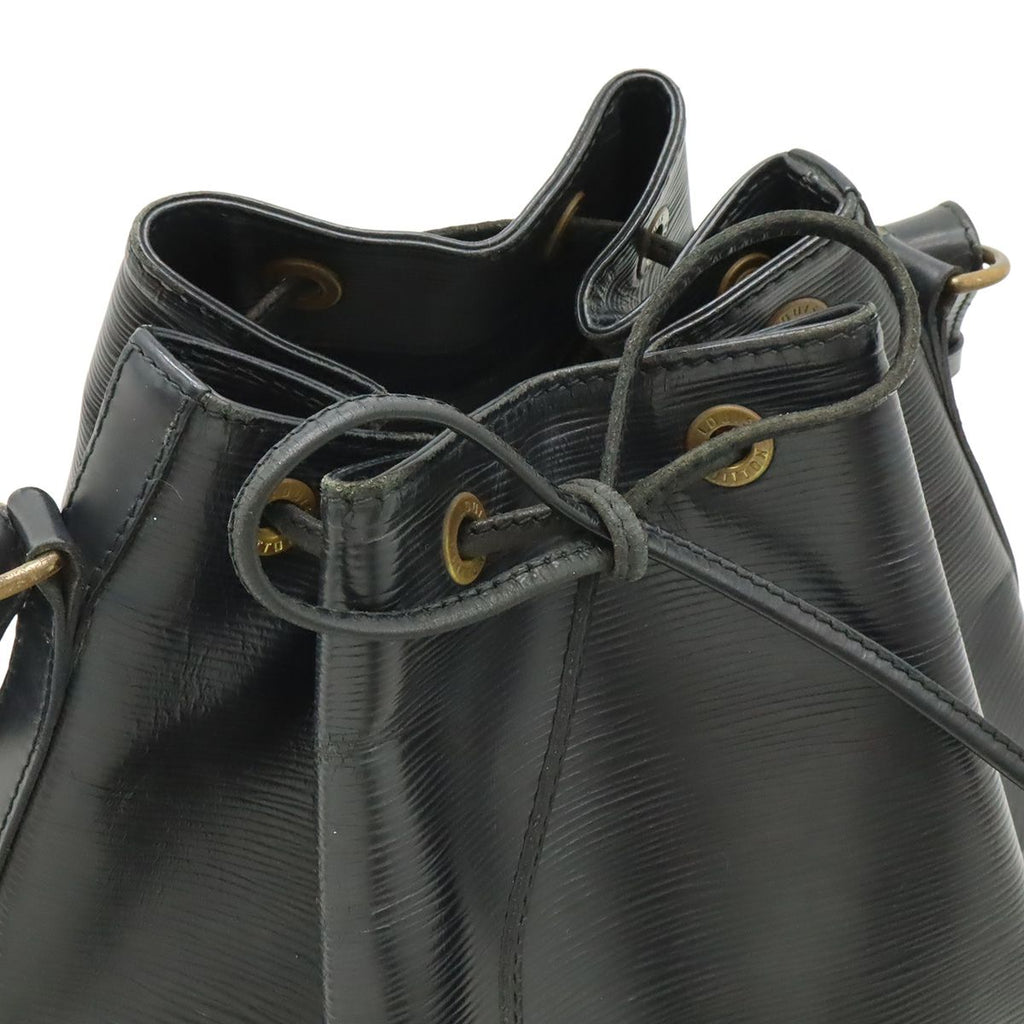 Louis Vuitton Epi Petit Noir Shoulder Bag Drawstring Black — view 4