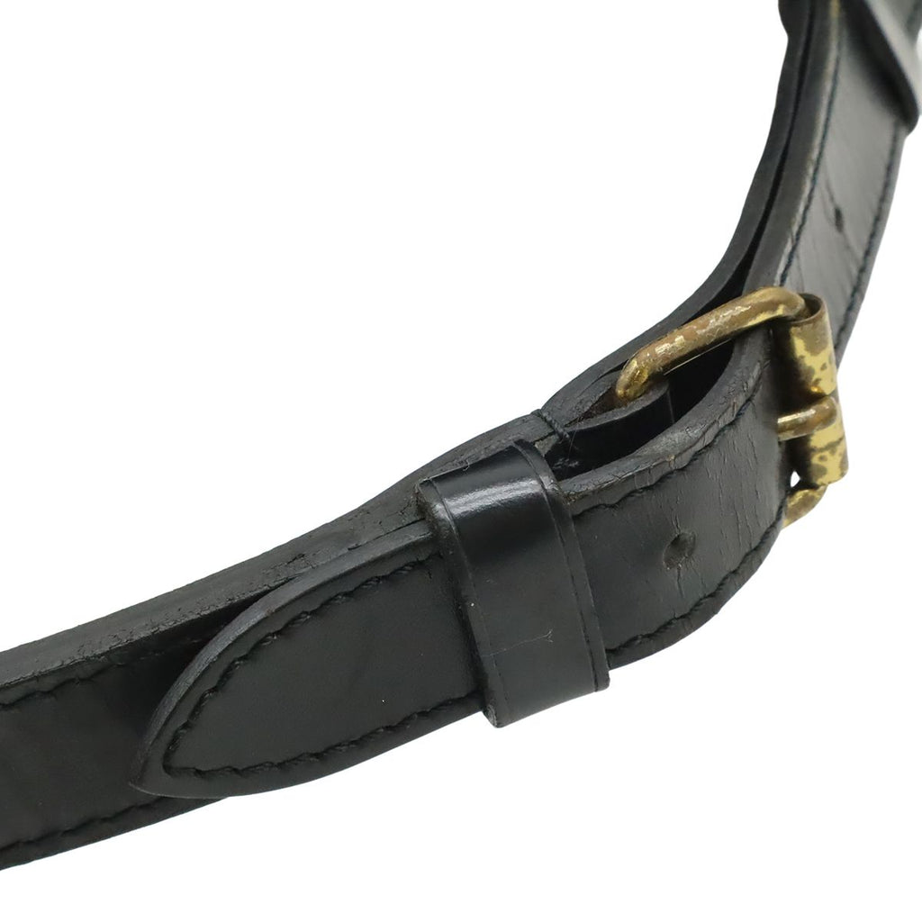 Louis Vuitton Epi Petit Noir Shoulder Bag Drawstring Black — view 8