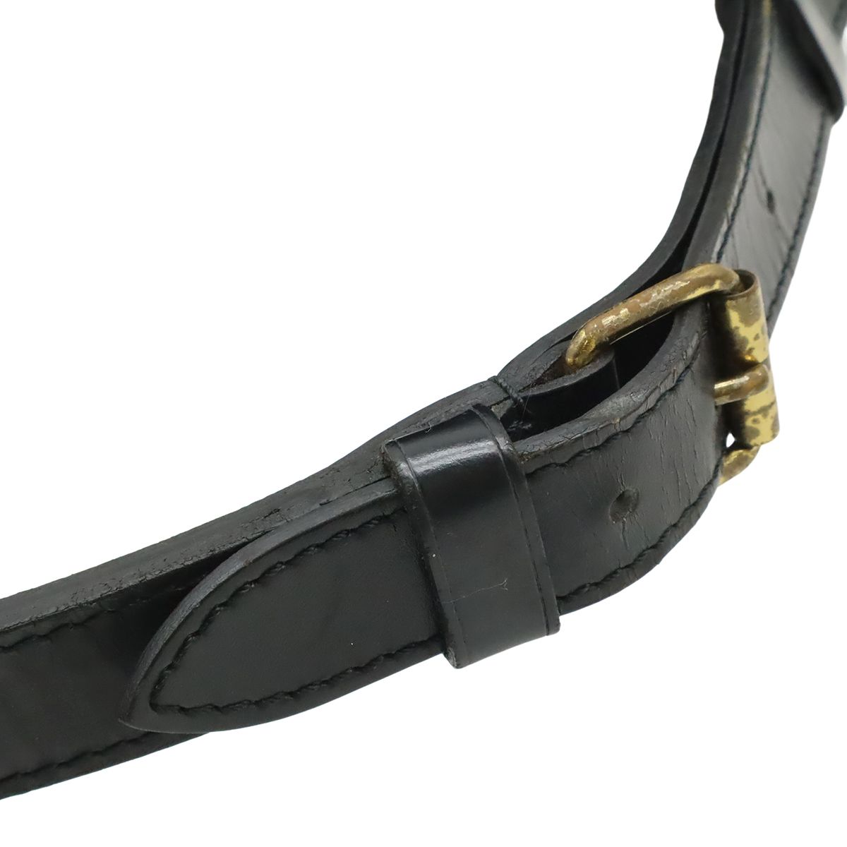 Louis Vuitton Epi Petit Noir Shoulder Bag Drawstring Black — view 8