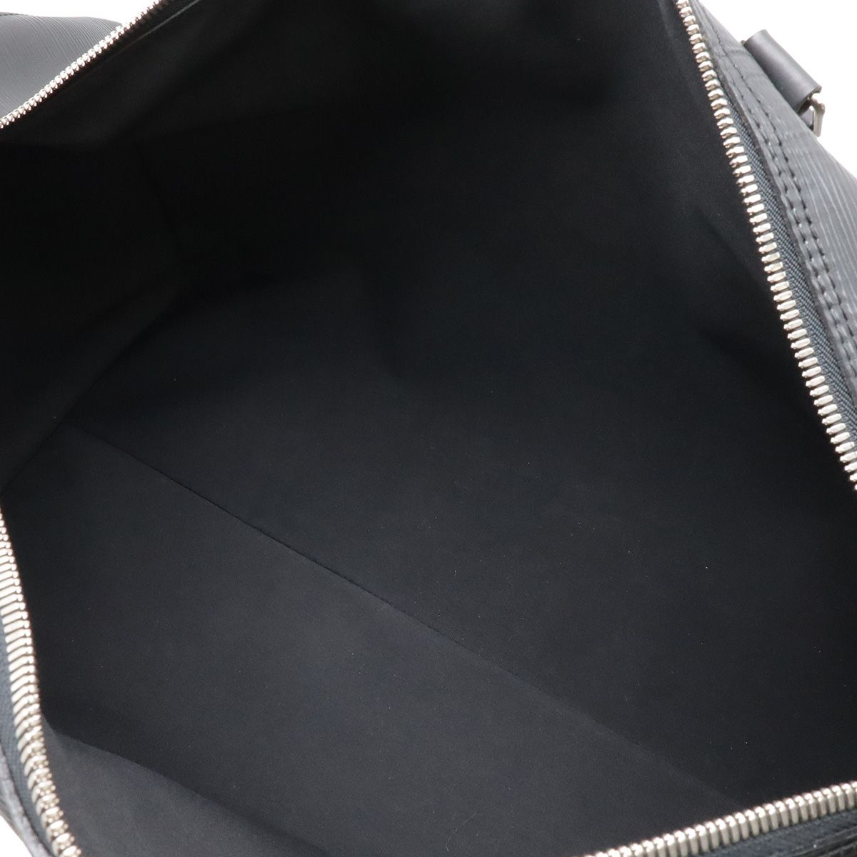 Louis Vuitton Epi Keepall 55 Boston Bag Travel Purse Leather Noir Black — view 8
