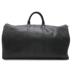 Louis Vuitton Epi Keepall 55 Boston Bag Travel Purse Leather Noir Black