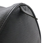 Louis Vuitton Epi Keepall 55 Boston Bag Travel Purse Leather Noir Black — view 5
