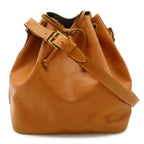 Louis Vuitton Epi Petit Noe Shoulder Bag Cipango Gold Brown