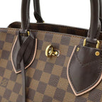 Louis Vuitton Damier Normandy Handbag Brown Magnolia Pink — view 9