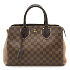 Louis Vuitton Damier Normandy Handbag Brown Magnolia Pink