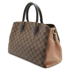Louis Vuitton Damier Normandy Handbag Brown Magnolia Pink — view 2
