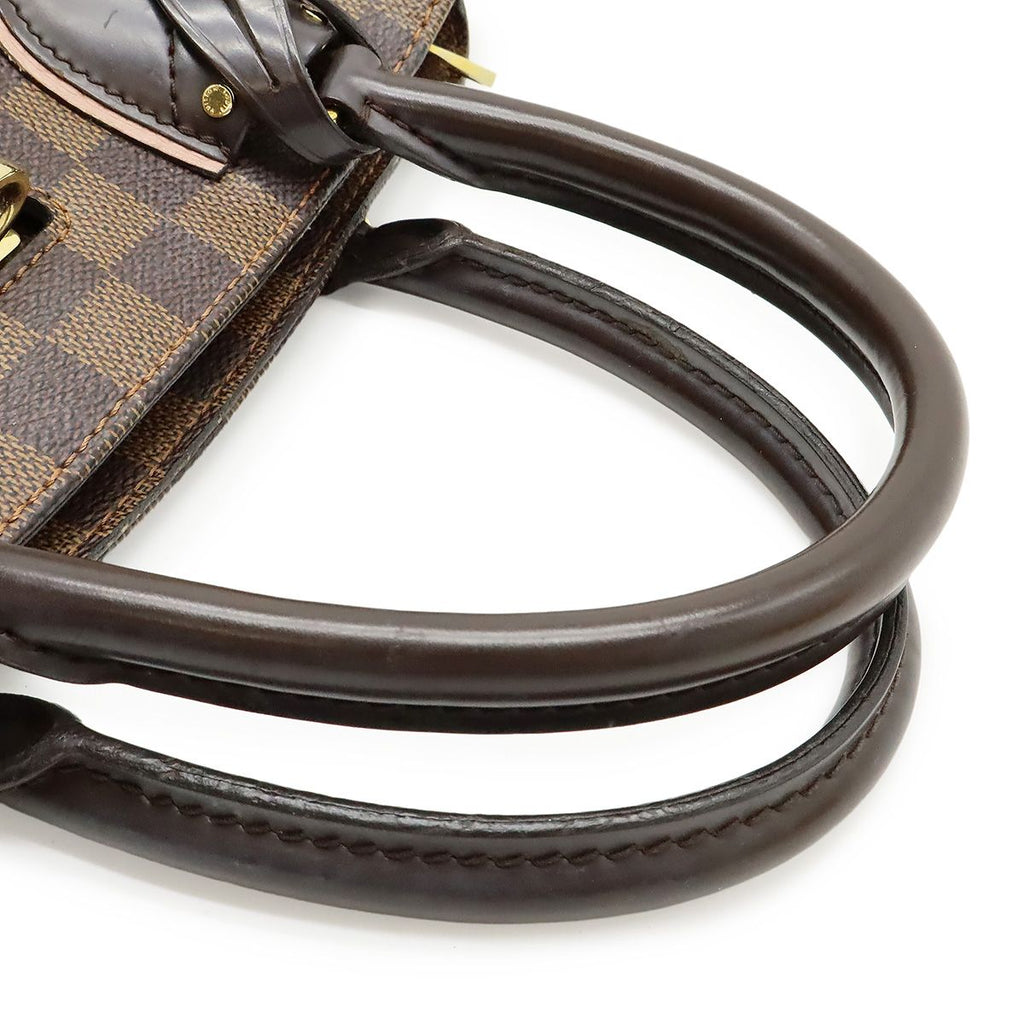 Louis Vuitton Damier Normandy Handbag Brown Magnolia Pink — view 4