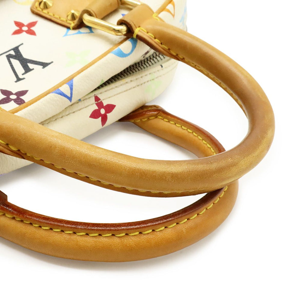 Louis Vuitton Monogram Multicolor Tourville Handbag Blanc White — view 4