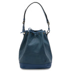 Louis Vuitton Epi Noe Drawstring Shoulder Bag Leather Toledo Blue