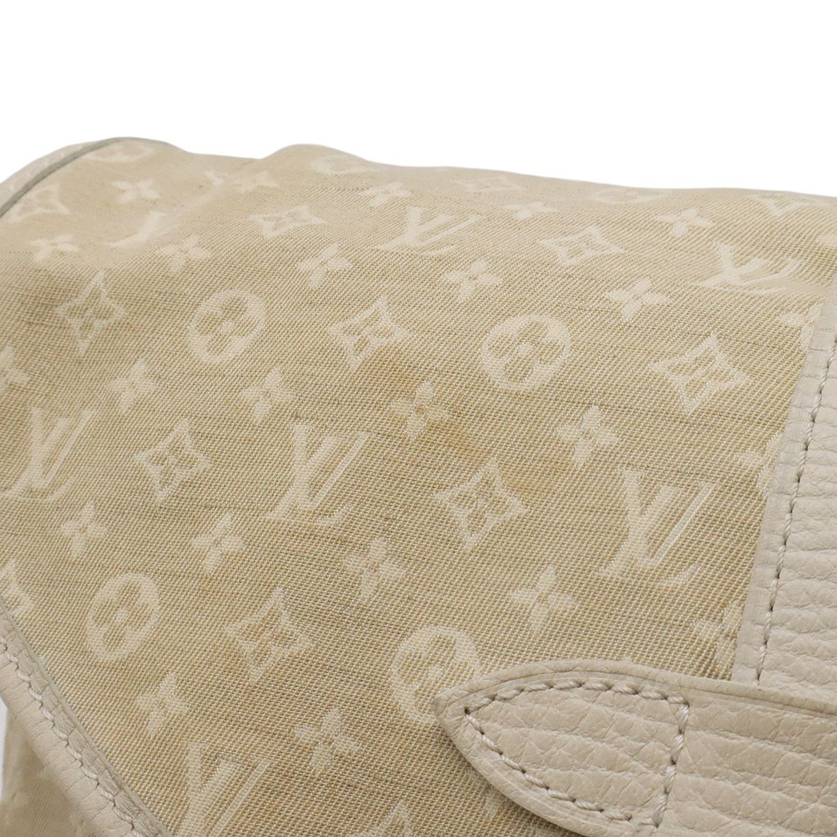 Louis Vuitton Monogram Mini Lin Saumur 30 Shoulder Bag Crossbody Canvas Leather — view 5