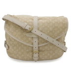 Louis Vuitton Monogram Mini Lin Saumur 30 Shoulder Bag Crossbody Canvas Leather