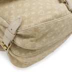 Louis Vuitton Monogram Mini Lin Saumur 30 Shoulder Bag Crossbody Canvas Leather — view 3