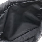Prada Re-Nylon Triangle Padded Shoulder Bag Crossbody Leather Nero Black — view 6