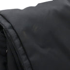 Prada Re-Nylon Triangle Padded Shoulder Bag Crossbody Leather Nero Black — view 4
