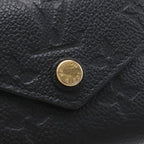 Louis Vuitton Monogram Empreinte Portefeuille Zoe Trifold Wallet Noir Black Gold — view 4