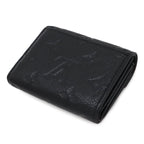 Louis Vuitton Monogram Empreinte Portefeuille Zoe Trifold Wallet Noir Black Gold — view 2