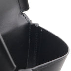 Loewe Anagram Heel Pouch Mini Shoulder Bag Pochette Calf Leather Black 109.54.15 — view 7