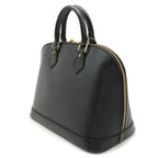 Louis Vuitton Epi Alma Handbag Leather Noir Black Gold — view 2