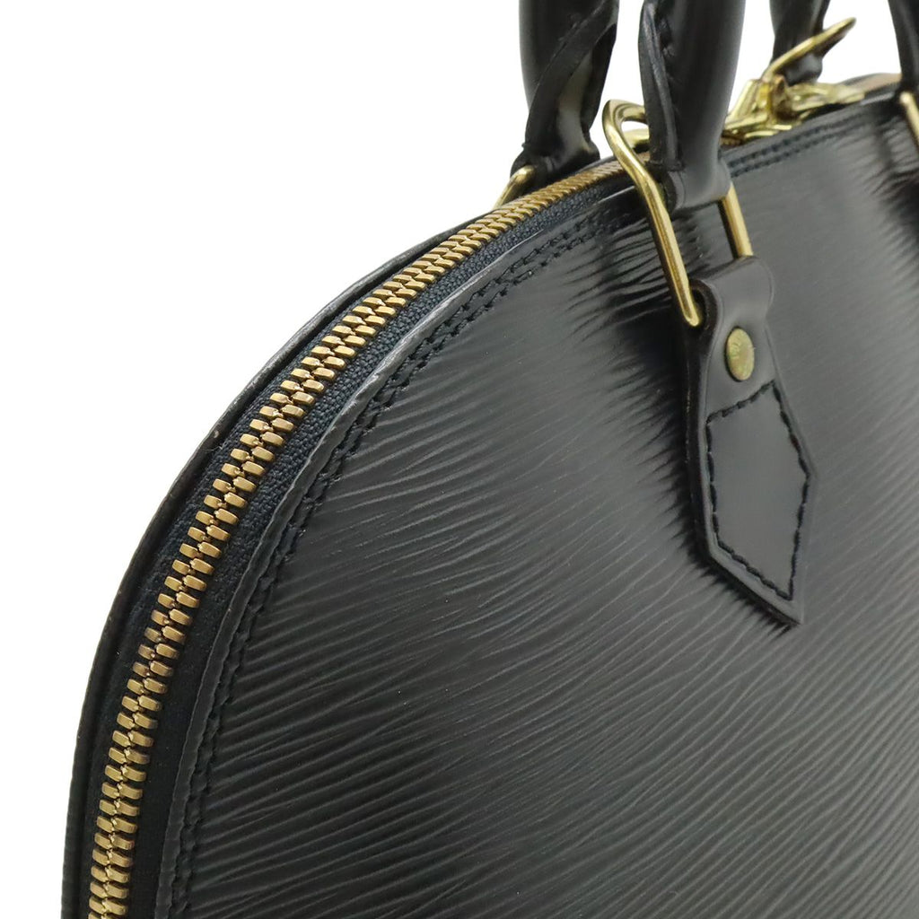 Louis Vuitton Epi Alma Handbag Leather Noir Black Gold — view 8