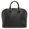 Louis Vuitton Epi Alma Handbag Leather Noir Black Gold