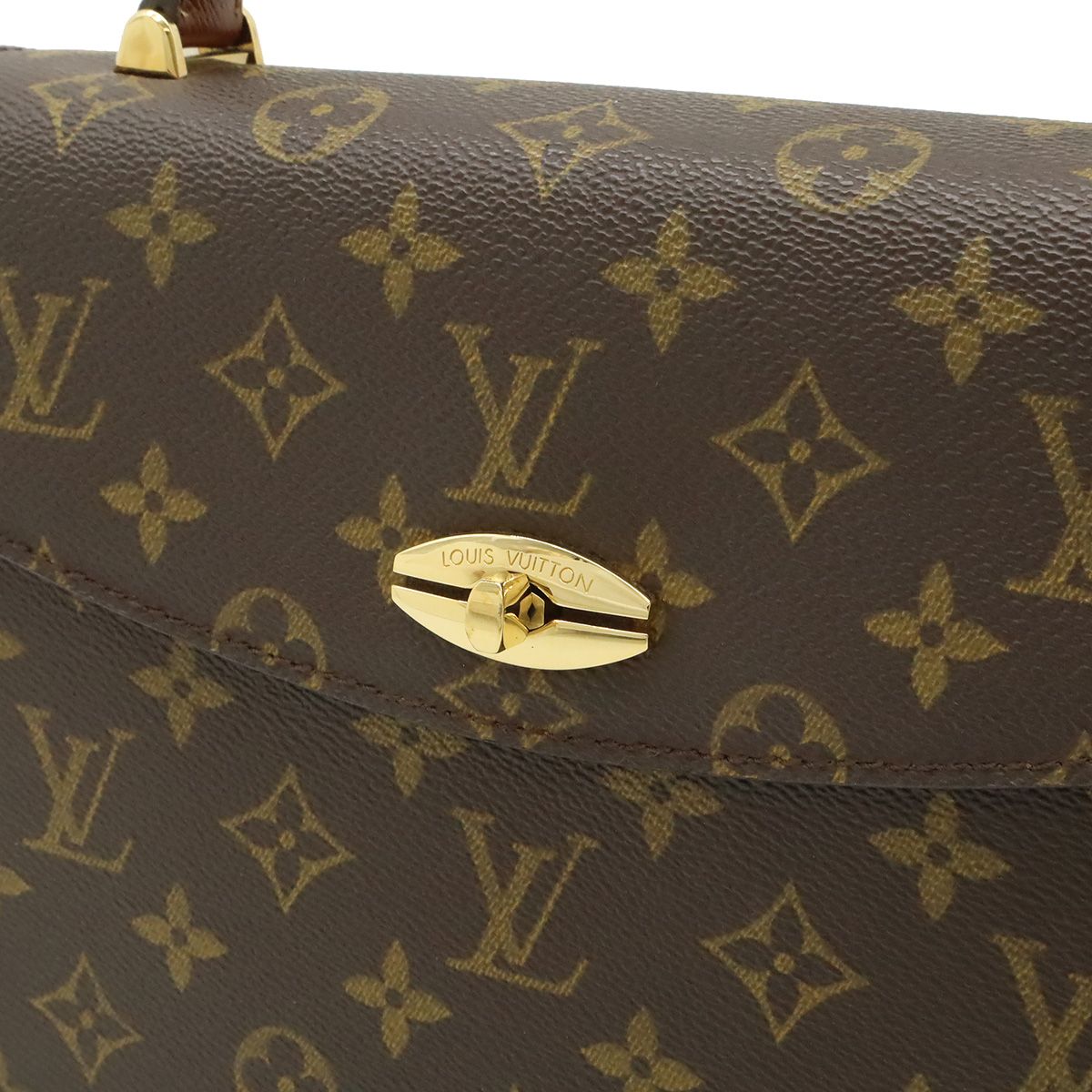 Louis Vuitton Monogram Malesherbes Handbag Flap Bag — view 8