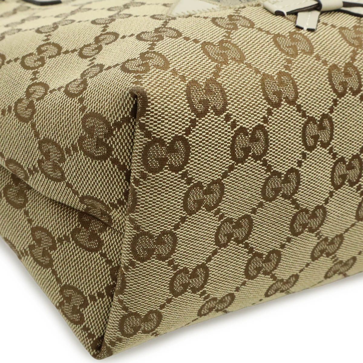 Gucci GG Canvas Children's Zoo Papagallo Parrot Bird Tote Khaki Beige Ivory — view 3