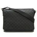 Louis Vuitton Damier Infini District MM Shoulder Bag Onyx Black