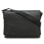 Louis Vuitton Damier Infini District MM Shoulder Bag Onyx Black