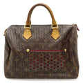 Louis Vuitton Monogram Perfo Speedy 30 Mini Boston Bag Fuchsia Pink