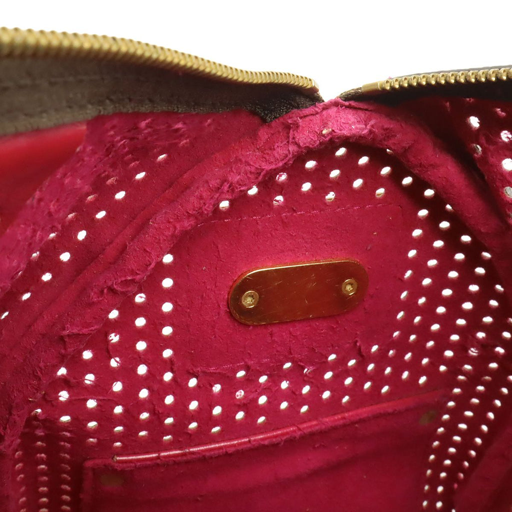 Louis Vuitton Monogram Perfo Speedy 30 Mini Boston Bag Fuchsia Pink — view 7