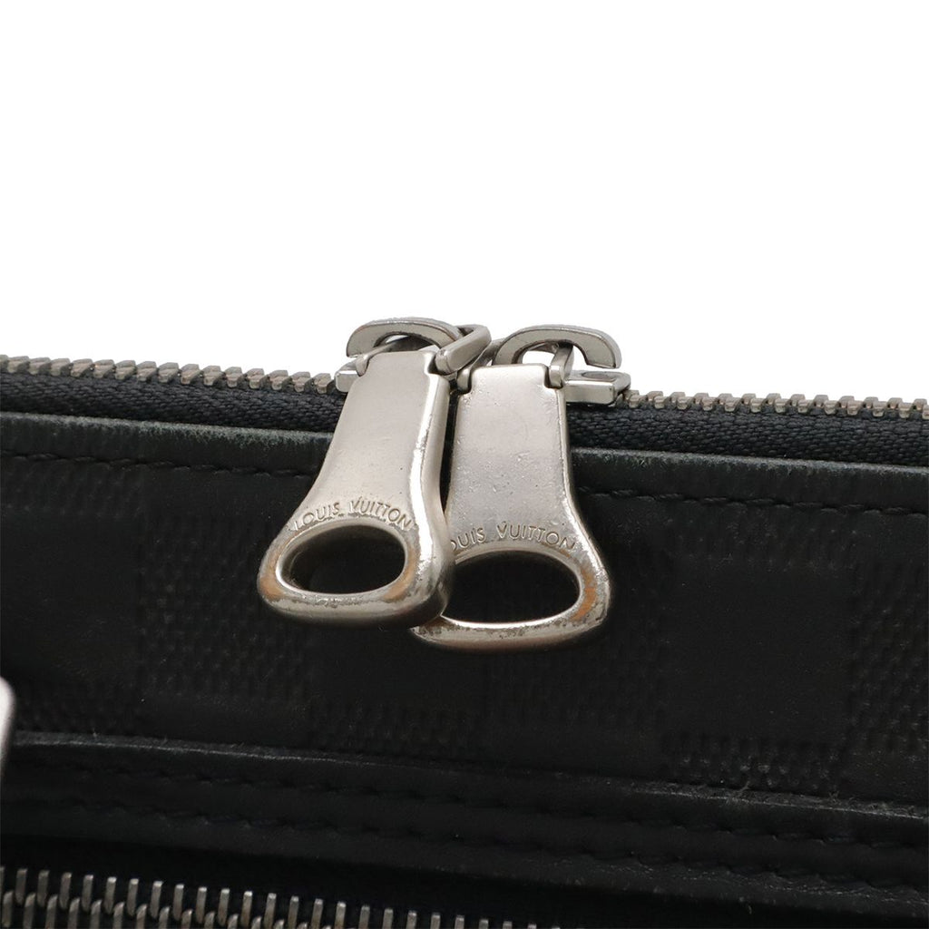 Louis Vuitton Damier Infini Avenue Briefcase Business 2-Way Shoulder Bag Onyx — view 4