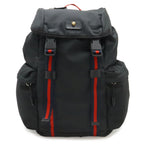 Gucci Techno Canvas Web Line Sherry Cat Head Backpack Leather Black