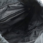 Gucci Techno Canvas Web Line Sherry Cat Head Backpack Leather Black — view 6