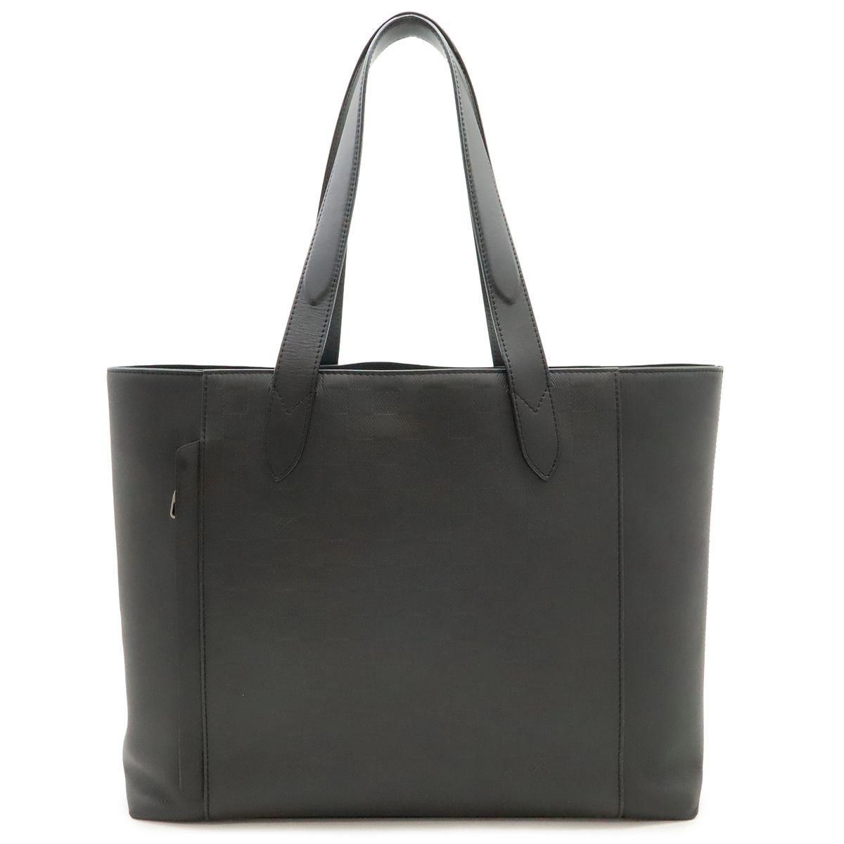 Louis Vuitton Damier Infini Cabas Voyage Tote Shoulder Bag Leather Onyx Black