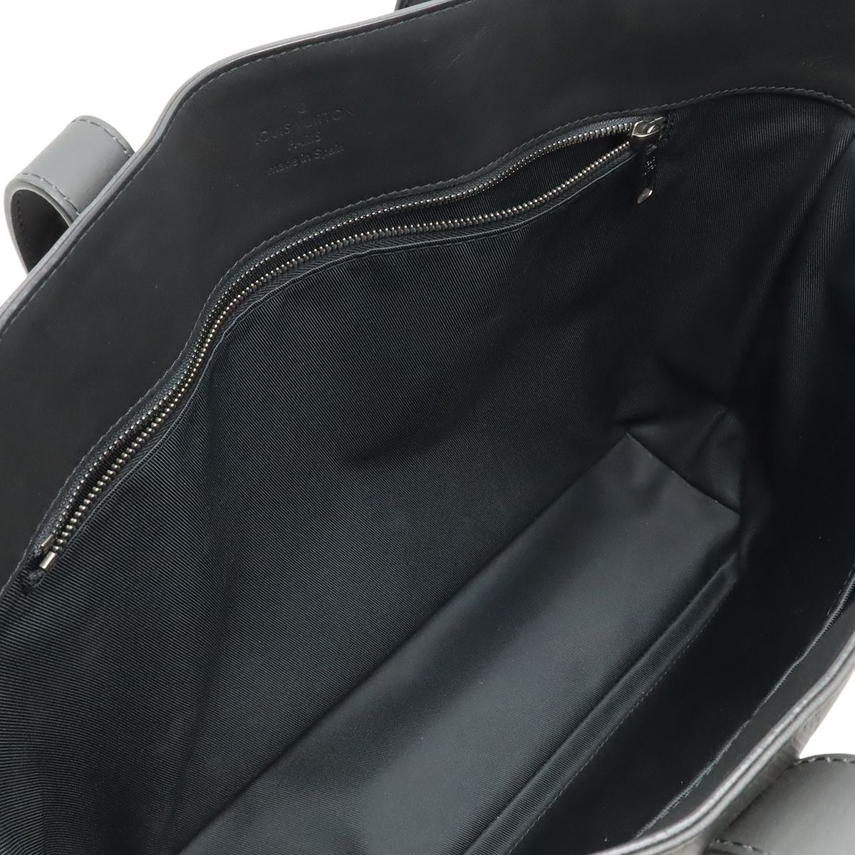 Louis Vuitton Damier Infini Cabas Voyage Tote Shoulder Bag Leather Onyx Black — view 5