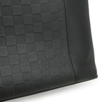 Louis Vuitton Damier Infini Cabas Voyage Tote Shoulder Bag Leather Onyx Black — view 8