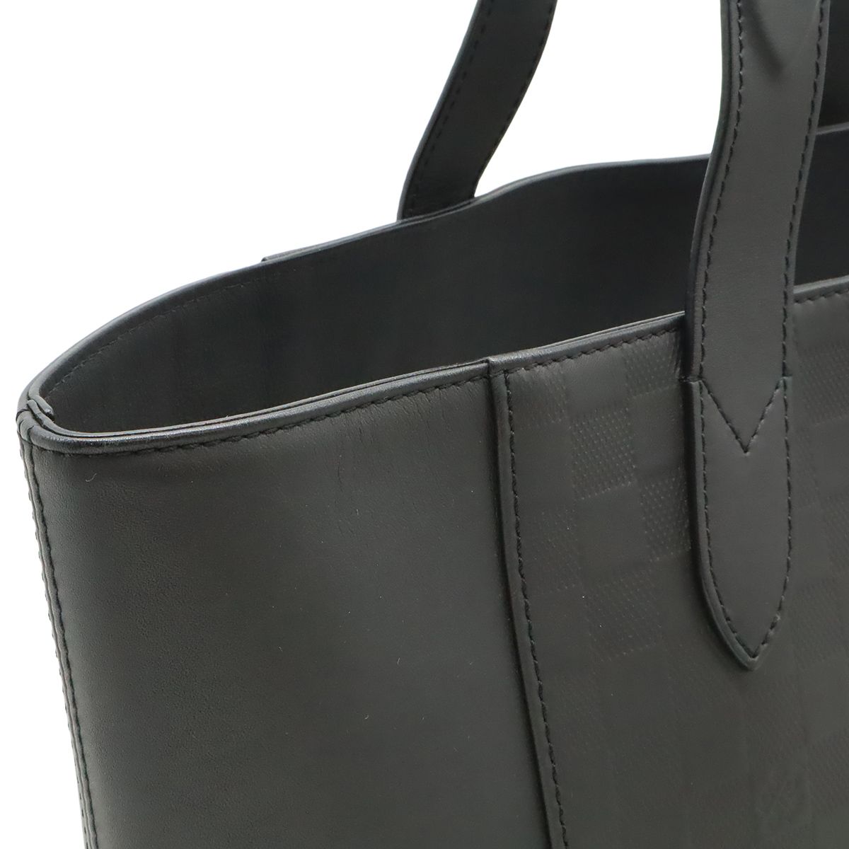 Louis Vuitton Damier Infini Cabas Voyage Tote Shoulder Bag Leather Onyx Black — view 6