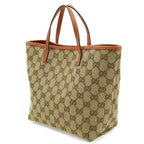 Gucci GG Canvas Children's Zoo Papagallo Parrot Bird Tote Khaki Beige Orange — view 2