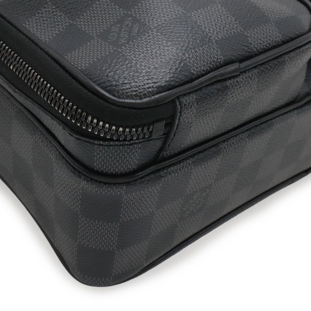 Louis Vuitton Damier Graphite Utility Messenger Shoulder Bag — view 3