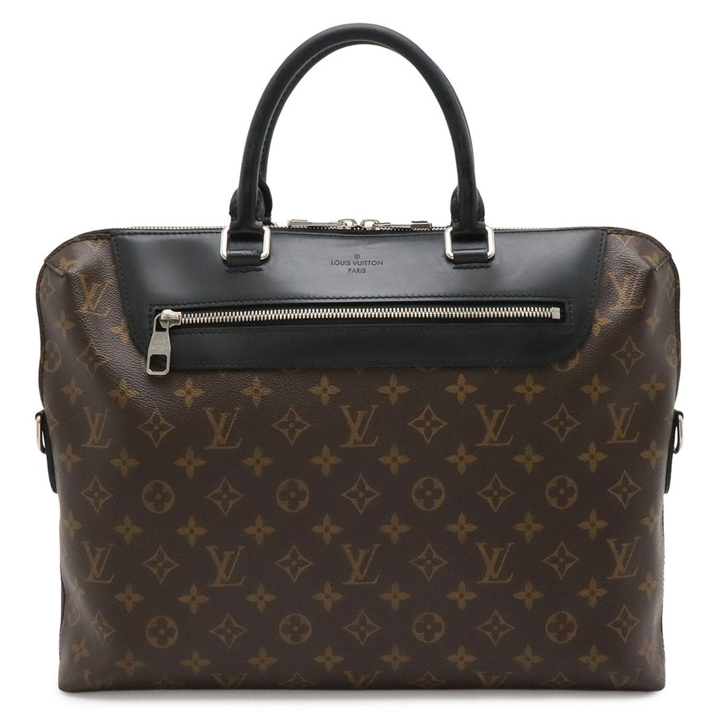Louis Vuitton Monogram Macassar Pdj Porte Documents Jour NM Business Briefcase