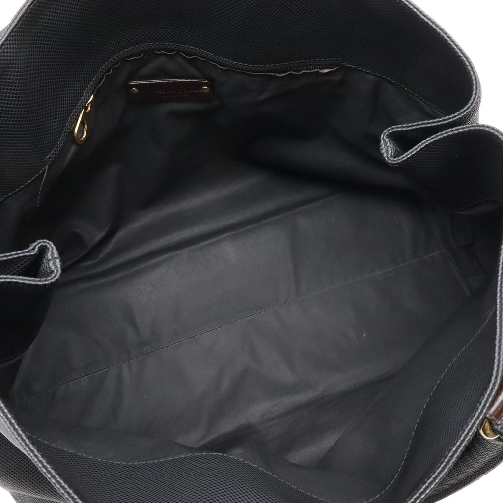 Bottega Veneta Marco Polo Tote Shoulder Bag Leather Black Brown — view 5