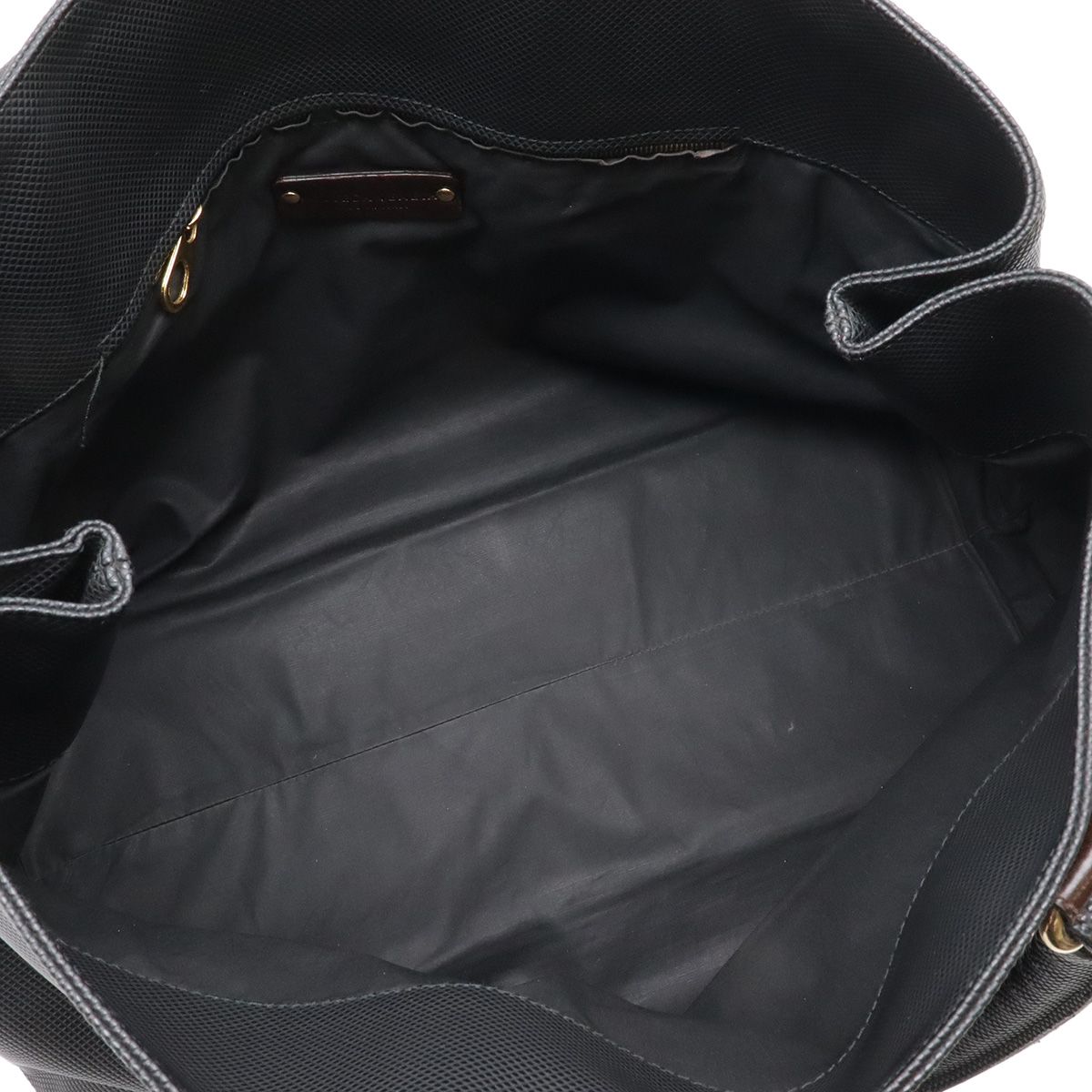 Bottega Veneta Marco Polo Tote Shoulder Bag Leather Black Brown — view 5
