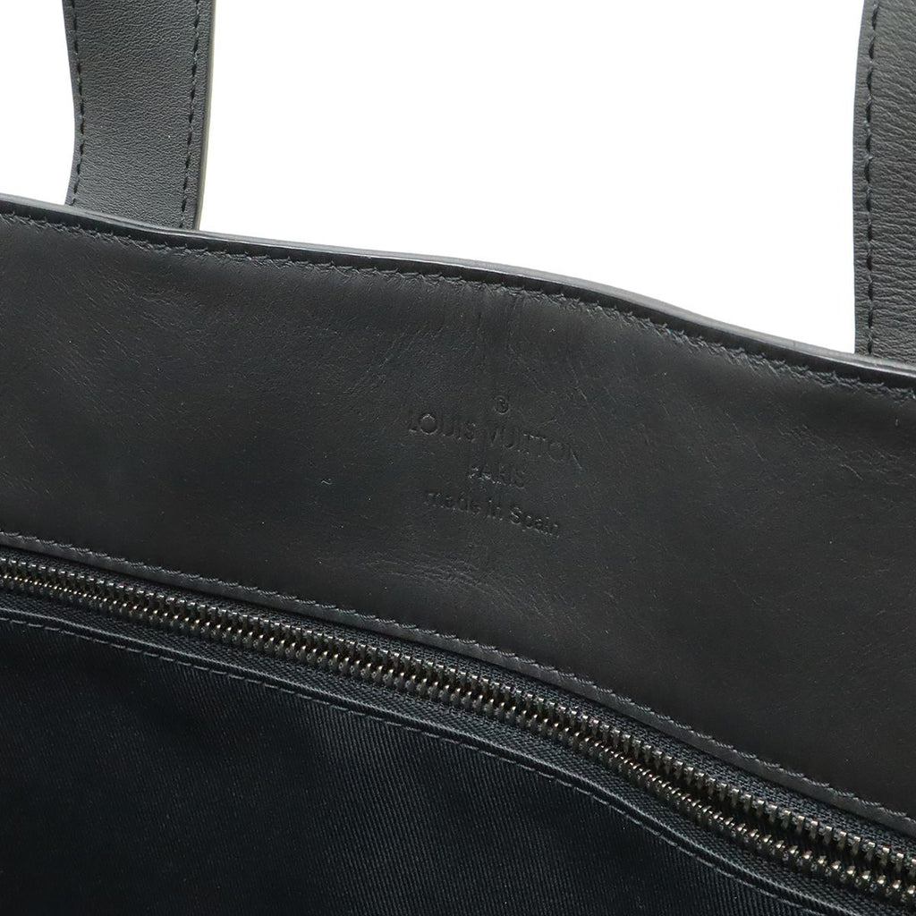 Louis Vuitton Damier Infini Cabas Voyage Tote Shoulder Bag Leather Onyx Black — view 6