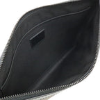 Louis Vuitton Monogram Macassar Pochette to Go Clutch Case Brown Black — view 6