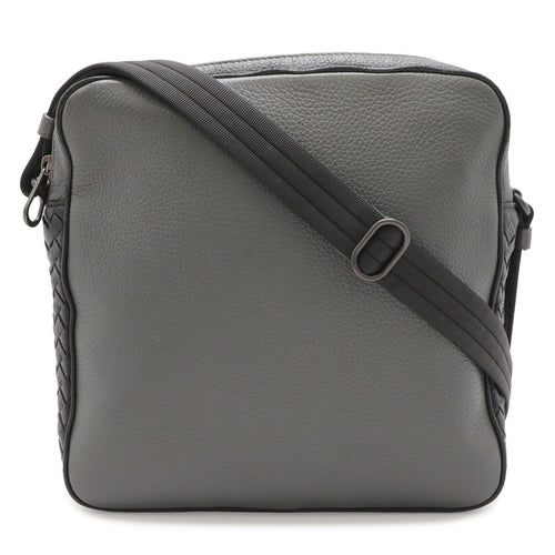 Bottega Veneta Intrecciato Shoulder Bag Black