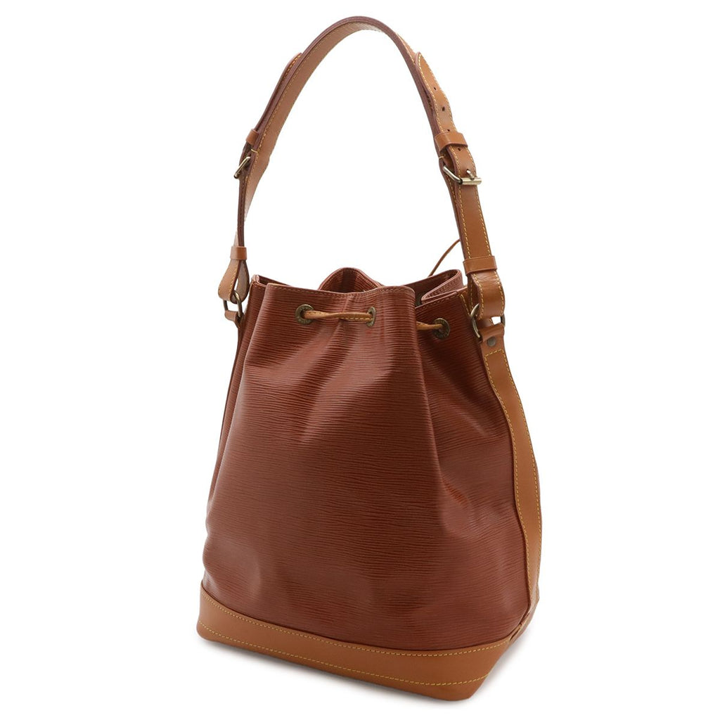 Louis Vuitton Epi Noe Drawstring Shoulder Bag Bicolor Leather Kenya Brown — view 2