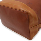Louis Vuitton Epi Noe Drawstring Shoulder Bag Bicolor Leather Kenya Brown — view 3