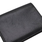 Hermes Sakura Series Button Card Case Business Holder Box Calf Leather Black — view 4