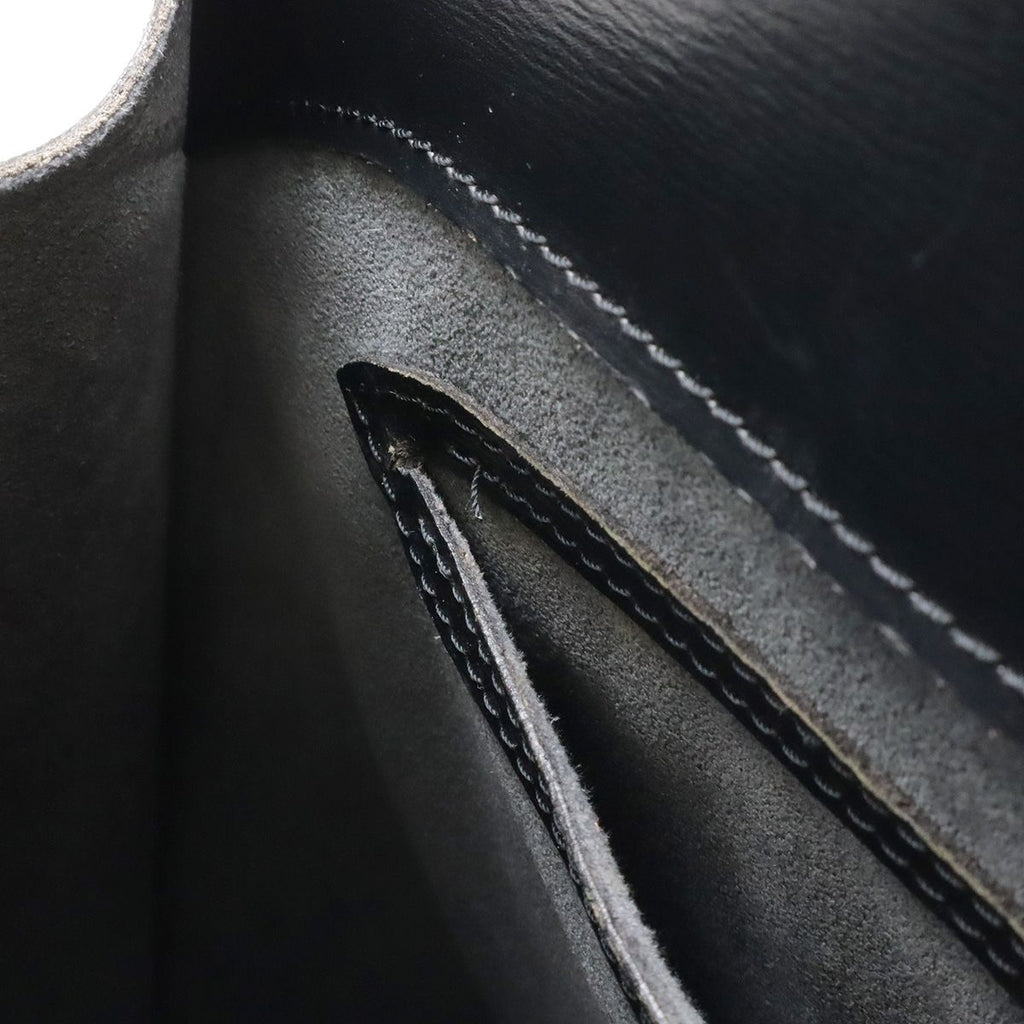 Louis Vuitton Epi Cluny Shoulder Bag Leather Noir Black — view 7
